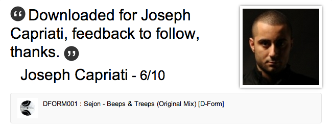 Joseph Capriati supports Sejon Beeps Treeps Original Mix Label Worx1
